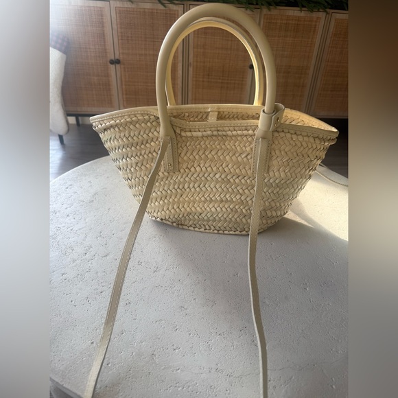 Authentic Jacquemus Cream Le Panier Soli Tote Bag - Picture 10 of 15